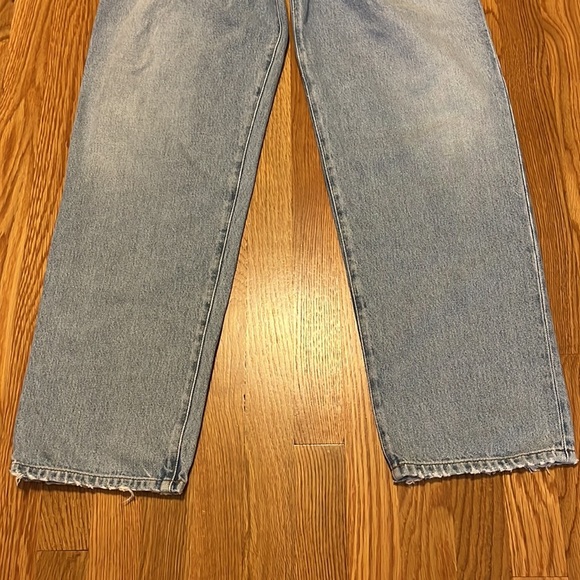 NWT AGolde Fold Waistband Jeans Size 26 - Picture 11 of 15